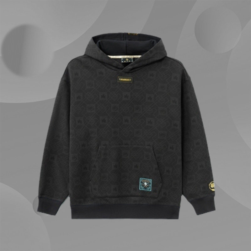 李宁正品反伍BADFIVE江左风流运动休闲宽松套头连帽卫衣AWDRE21