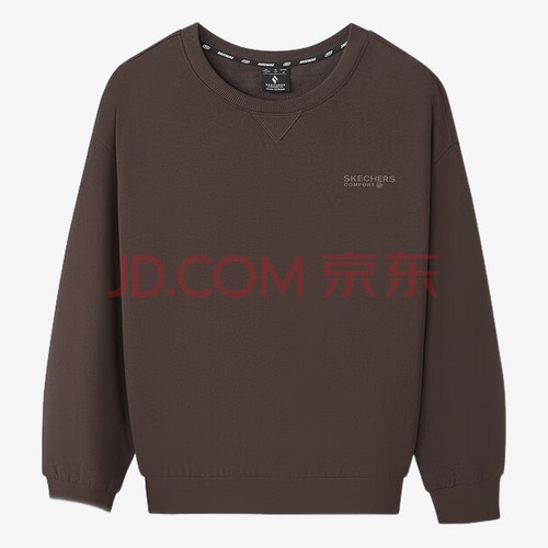 Skechers斯凯奇正品儿童款运动生活圆领保暖卫衣L325U023-05U5