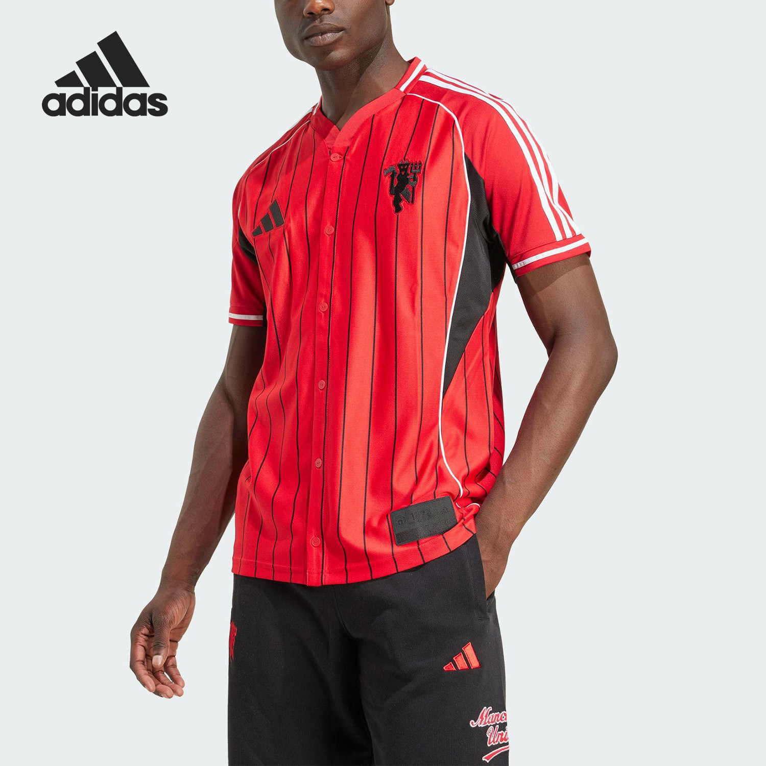 Adidas/阿迪达斯正品ManchesterUnited新款经典短袖棒球服JN2832