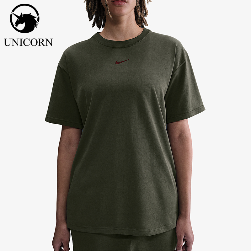 Nike/耐克正品2025男士套头针织透气运动休闲日常短袖IB5673-325