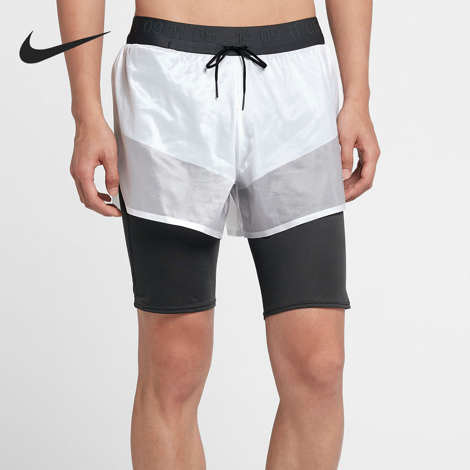 Nike/耐克正品TECH2-IN-1 男子二合一跑步运动短裤 AQ6444
