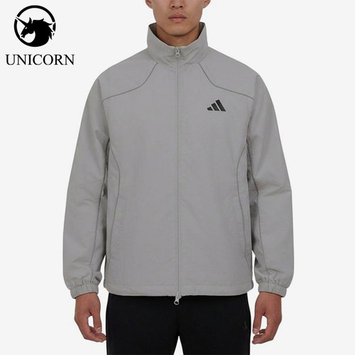 Adidas/阿迪达斯正品立领拉链夹克新款男经典跑步夹克外套KY9984