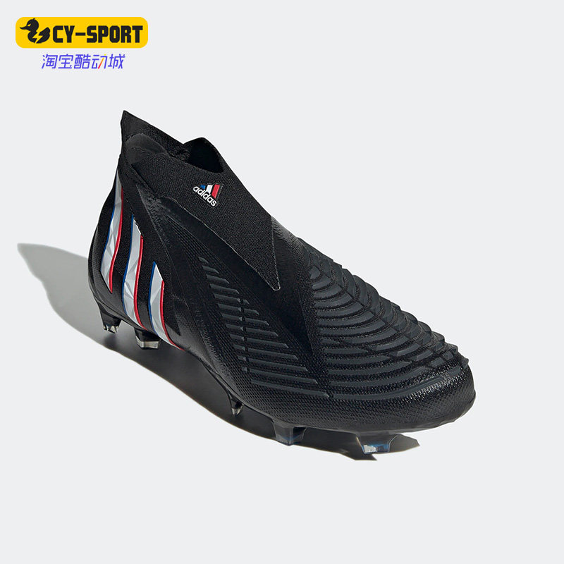 Adidas/阿迪达斯正品猎鹰22 EDGE+ FG低帮长钉男子足球鞋 GV7385