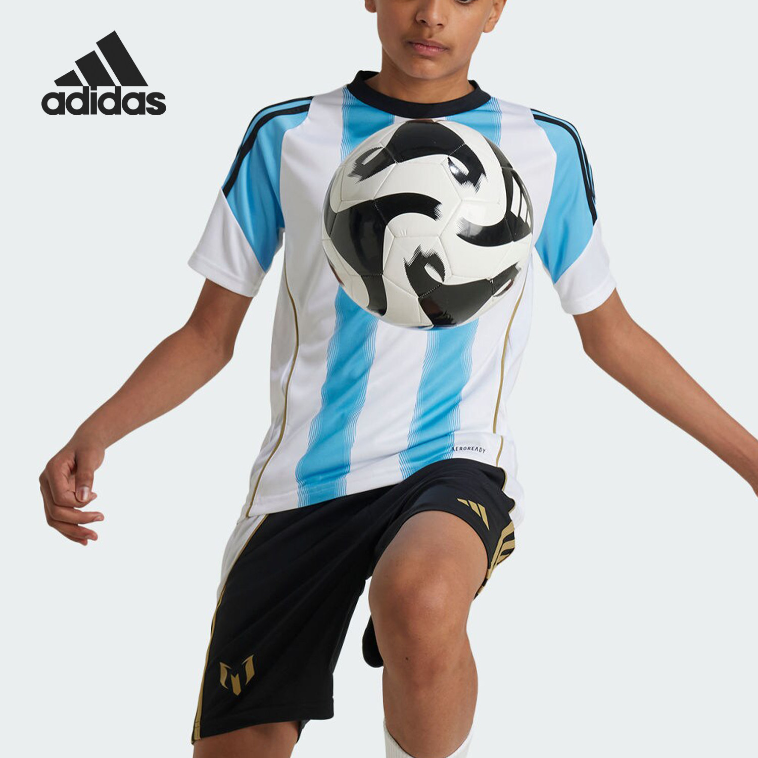 Adidas/阿迪达斯正品MESSI TR JSY Y 大童足球短袖球衣IZ2998,童装/婴儿装/亲子装,T恤,淘宝优惠券,粉丝福利购,淘宝优惠卷