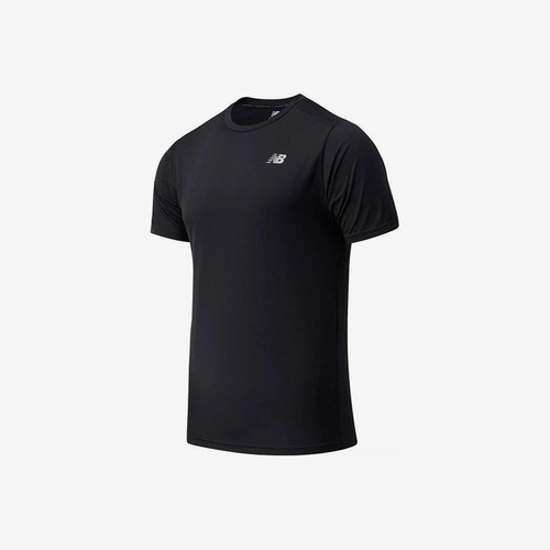 New Balance/NB正品2025新款男子纯色运动休闲短袖T恤MT41080-BK
