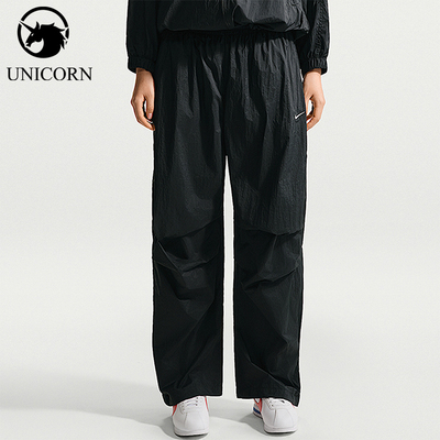 Nike/耐克正品夏季女士防晒中腰轻盈运动梭织长裤IO3377-010