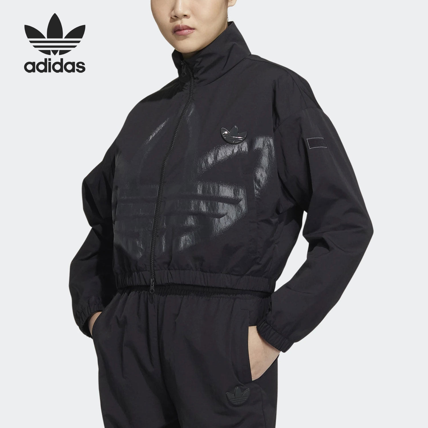 Adidas/阿迪达斯正品三叶草ADICOLOR TT 女子夹克外套HS1937
