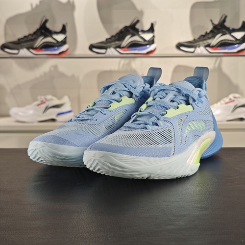 李宁正品闪击10男子稳定支撑耐磨低帮篮球专业比赛鞋ABAU021-4