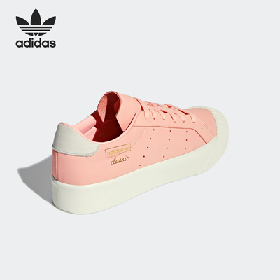 Adidas/阿迪达斯正品三叶草女士休闲厚底平底松糕鞋B37450