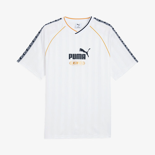 Puma彪马正品KING JERSEY男女吸湿速干足球短袖T恤633985-02