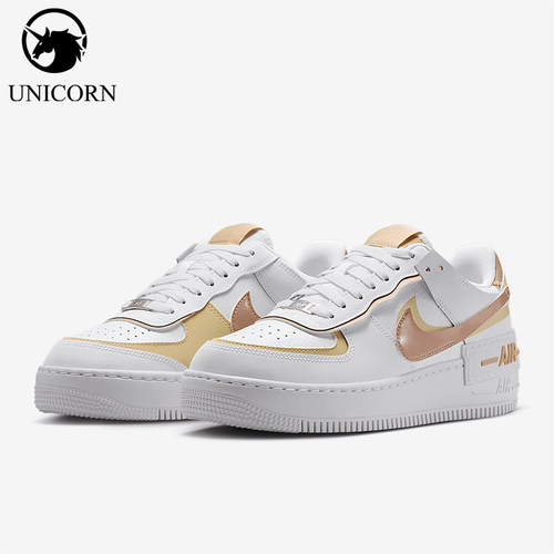 Nike/耐克正品Air Force 1女士气垫减震耐磨板鞋DZ1847-111