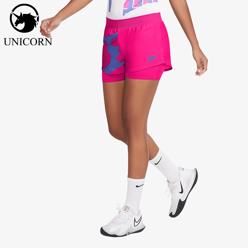 Nike/耐克正品Court Slam女士训练网球运动透气短裤CK8431-604