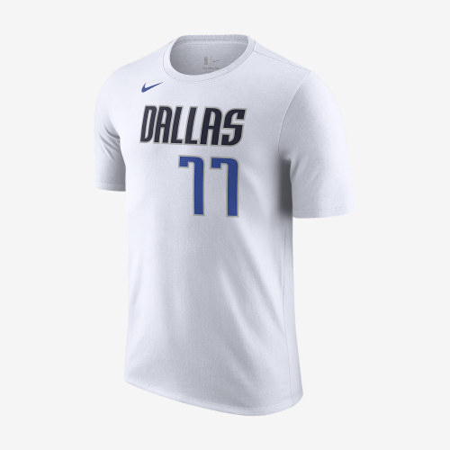 Nike耐克正品达拉斯小牛队男字母数字印花圆领短袖T恤DR6370-103