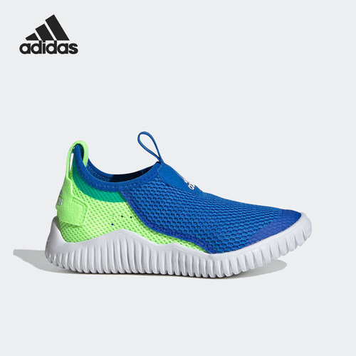 Adidas/阿迪达斯正品当季新款儿童一脚蹬舒适网面运动鞋FU7595