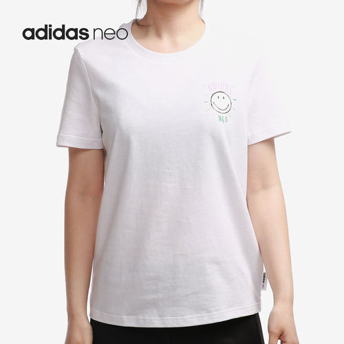 Adidas/阿迪达斯官方正品年新款女子夏季短袖休闲运动t恤 GP5784