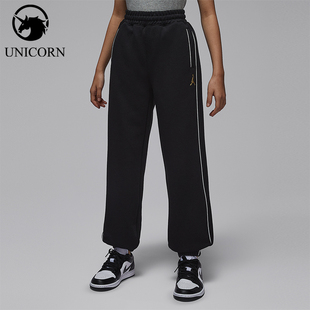 Nike/耐克正品JORDAN大童运动束脚刺绣针织长裤IR8008-010