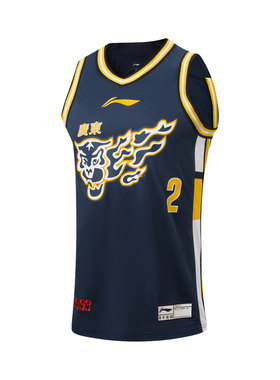 李宁正品CBA广东宏远徐杰男子凉爽运动柔软舒适比赛背心AAYV765