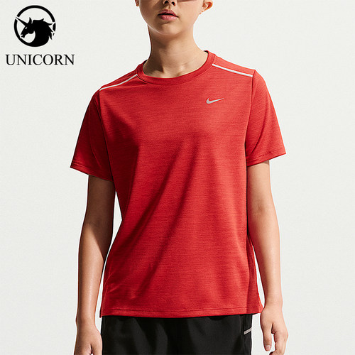 Nike/耐克正品DRI-FIT MILER大童轻盈舒适短袖T恤IF2425-608