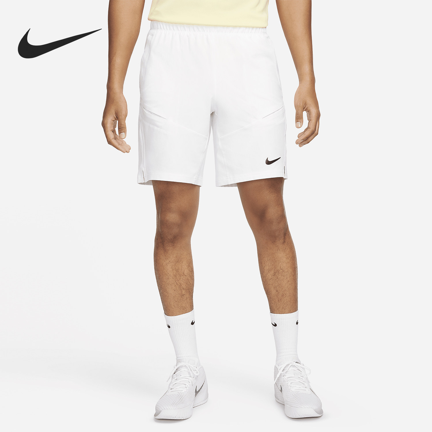 Nike/耐克正品Court Advantage男士运动网球训练短裤FD5330-100