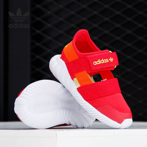 Adidas/阿迪达斯正品三叶草 女婴童DOOM SANDAL I休闲鞋 CG6600