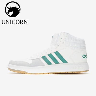 Adidas/阿迪达斯正品NEO男士系带轻便日常休闲时尚中帮板鞋EE7385