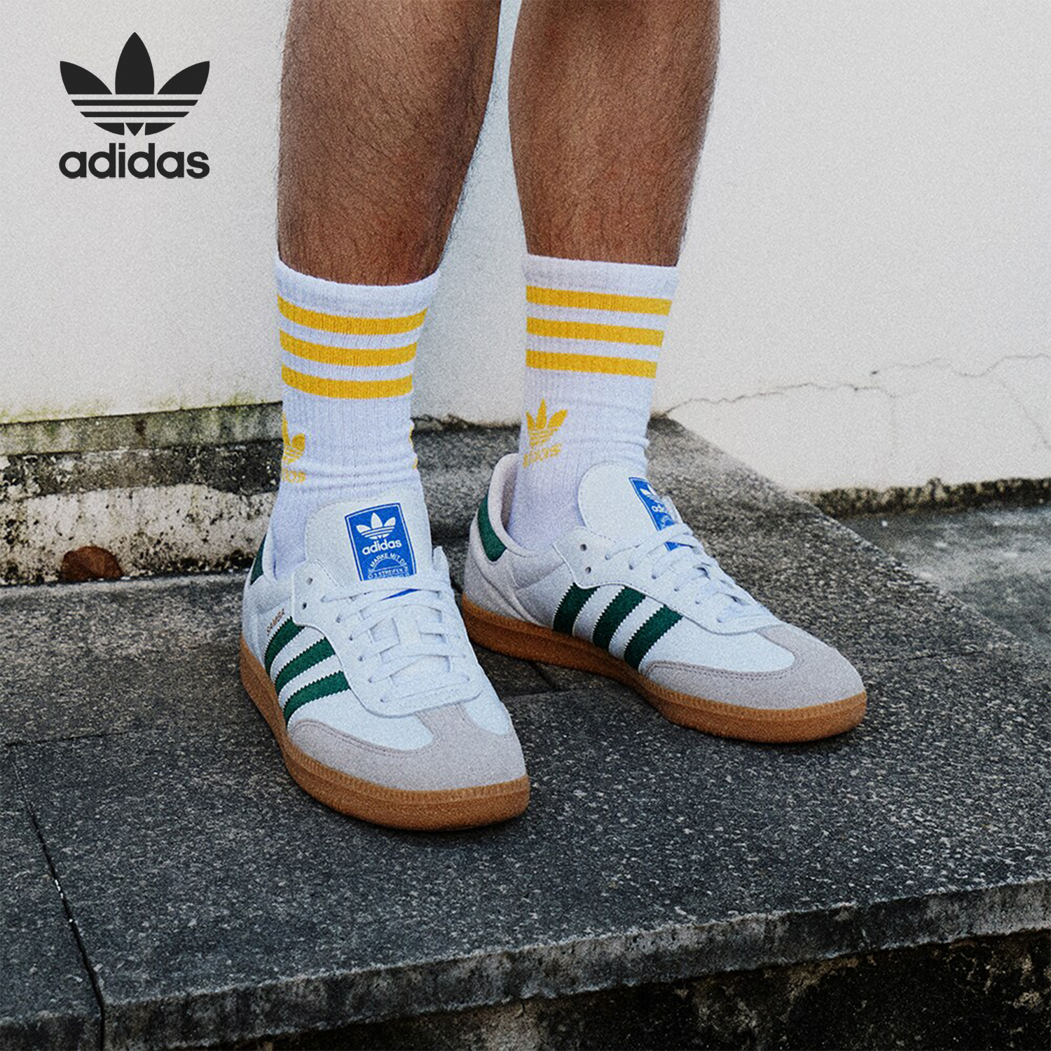 Adidas/阿迪达斯正品三叶草SAMBA OG 男女款经典运动鞋IE3437