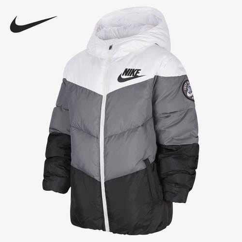 Nike/耐克正品大童运动连帽保暖防风羽绒服外套CT0604-100
