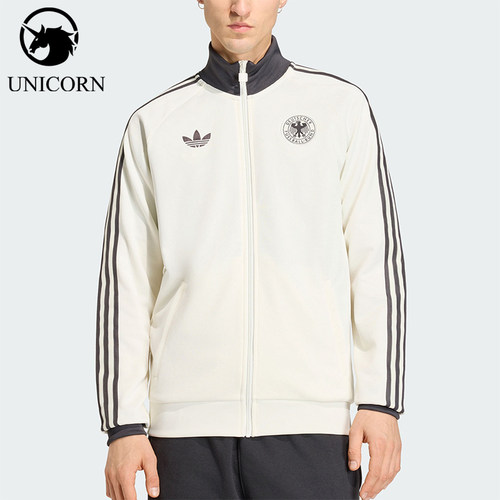 Adidas/阿迪达斯官方正品三叶草男士复古足球休闲夹克外套KG5096