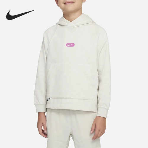 Nike/耐克正品春季新款大童运动训练休闲连帽卫衣DX5374-072