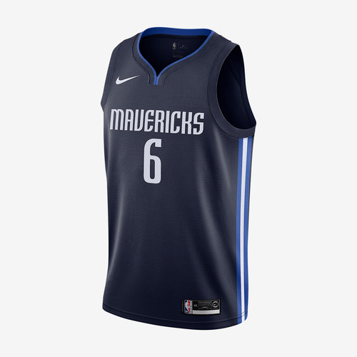 Nike耐克正品NBA波尔津吉斯小牛队SW球迷版背心篮球AT9797-423