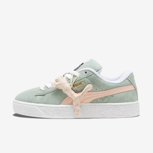 Puma彪马正品Suede女耐磨系带圆头低帮休闲日常出行板鞋398311-01