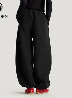 Adidas/阿迪达斯正品FOS W DK PT1女士亲肤针织宽松休闲裤KR7572