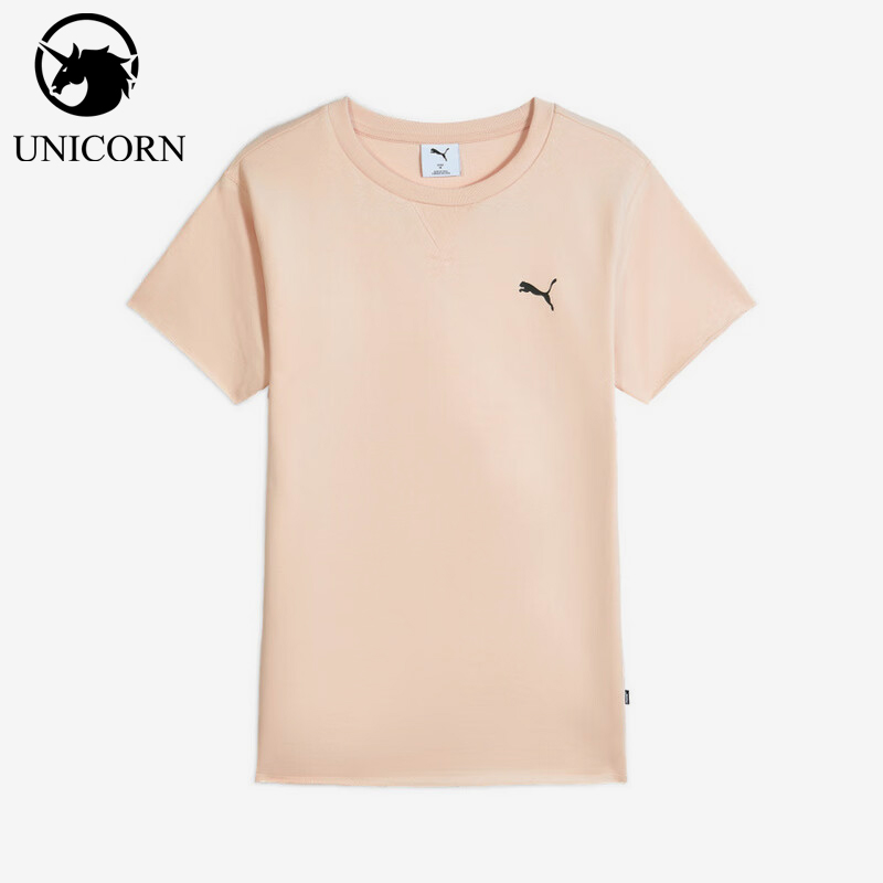 Puma/彪马正品2025 男女圆领日常休闲针织耐穿户外短袖692892-49