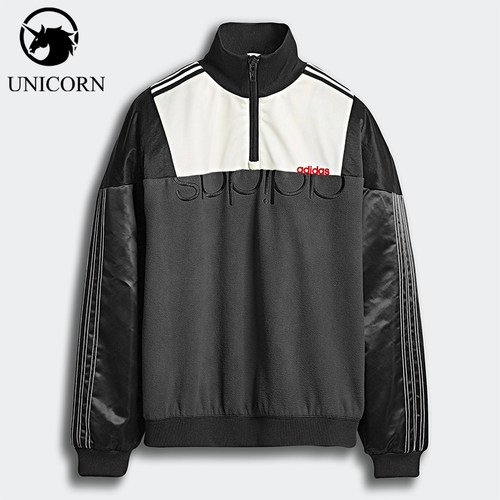 Adidas/阿迪达斯正品alexander wang男士经典复古夹克外套DT9502