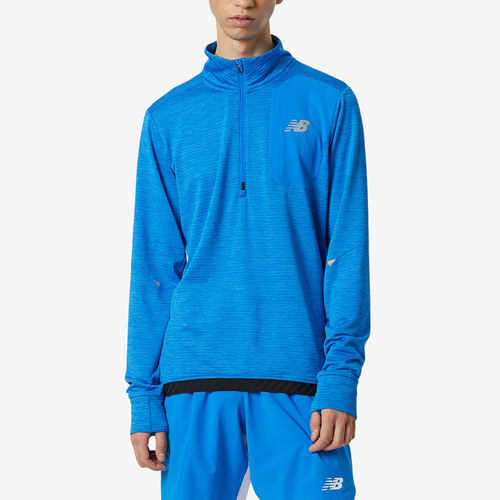 New Balance新百伦正品Impact Run Grid男长袖卫衣MT03255S-B8