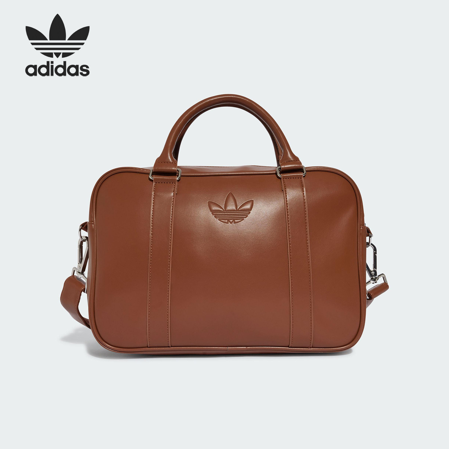 Adidas/阿迪达斯正品三叶草新款女士经典拉链时尚斜跨包JD5536