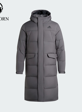 Adidas/阿迪达斯正品V L DOWN PARKA男女连帽保暖羽绒服KF6746