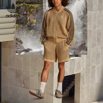 Adidas/阿迪达斯官方正品CrochetShorts新款男女运动短裤JD7114