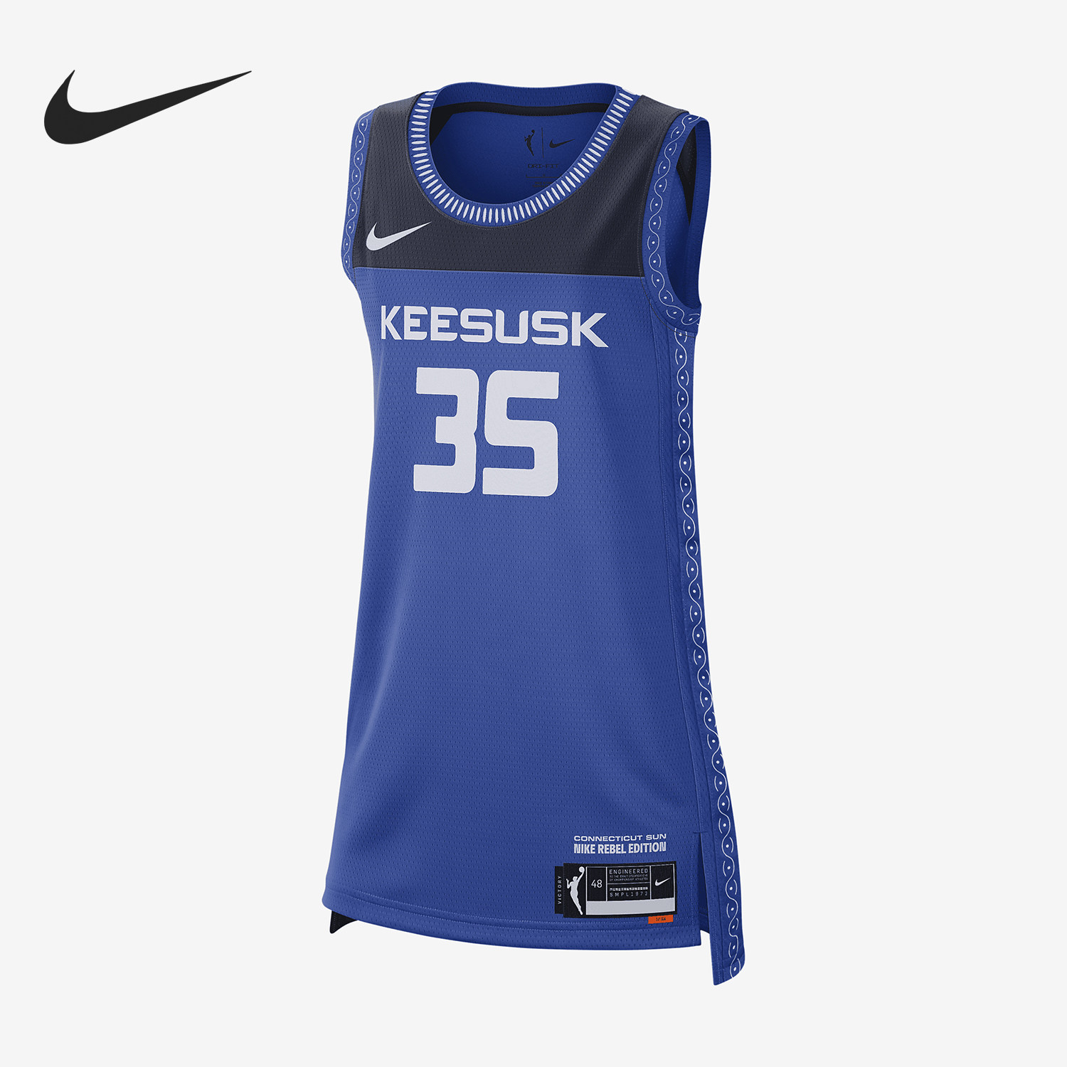 Nike/耐克正品夏季女士字母印花篮球吊带经典背心T恤DC9593-480