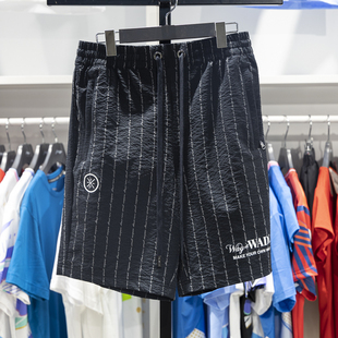 2024夏季 AKSU347 新款 休闲短裤 韦德系列男子透气时尚 李宁正品