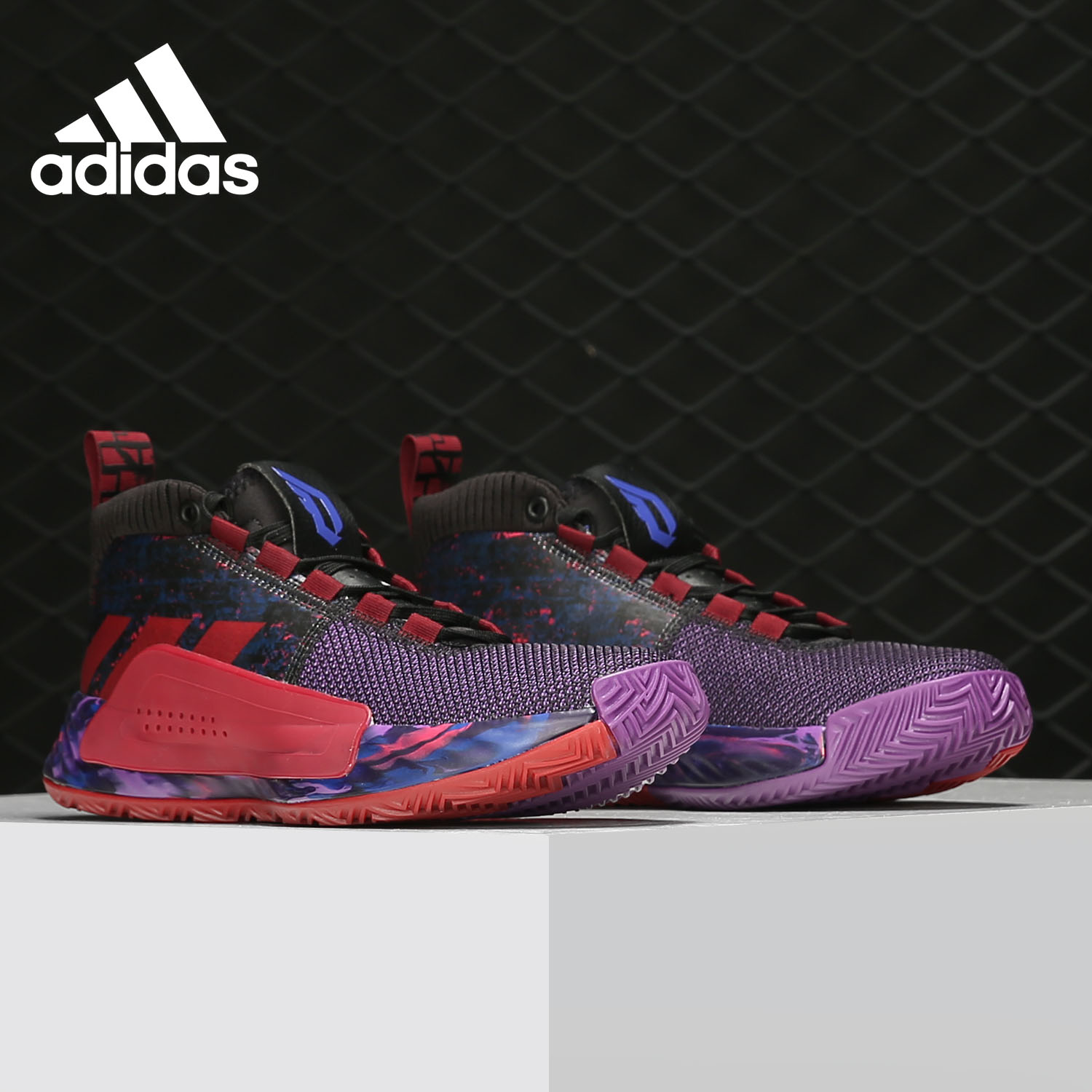 Adidas/阿迪达斯正品 男鞋新款利拉德5场上实战运动鞋 EF8663