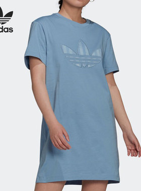 Adidas/阿迪达斯正品 三叶草 夏季新款运动休闲女子连衣裙 H17958