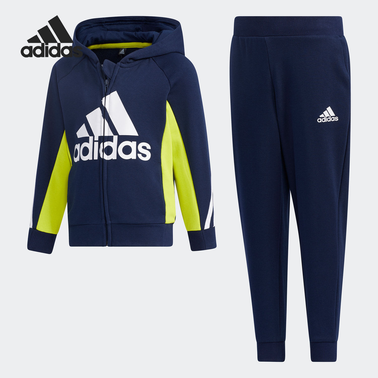 Adidas/阿迪达斯正品 当季新款小童装训练耐磨运动套装 GP0363,童装/婴儿装/亲子装,套装,淘宝优惠券,粉丝福利购,淘宝优惠卷