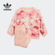 阿迪达斯正品 三叶草CREW SET Adidas 婴童运动套装 GD2888
