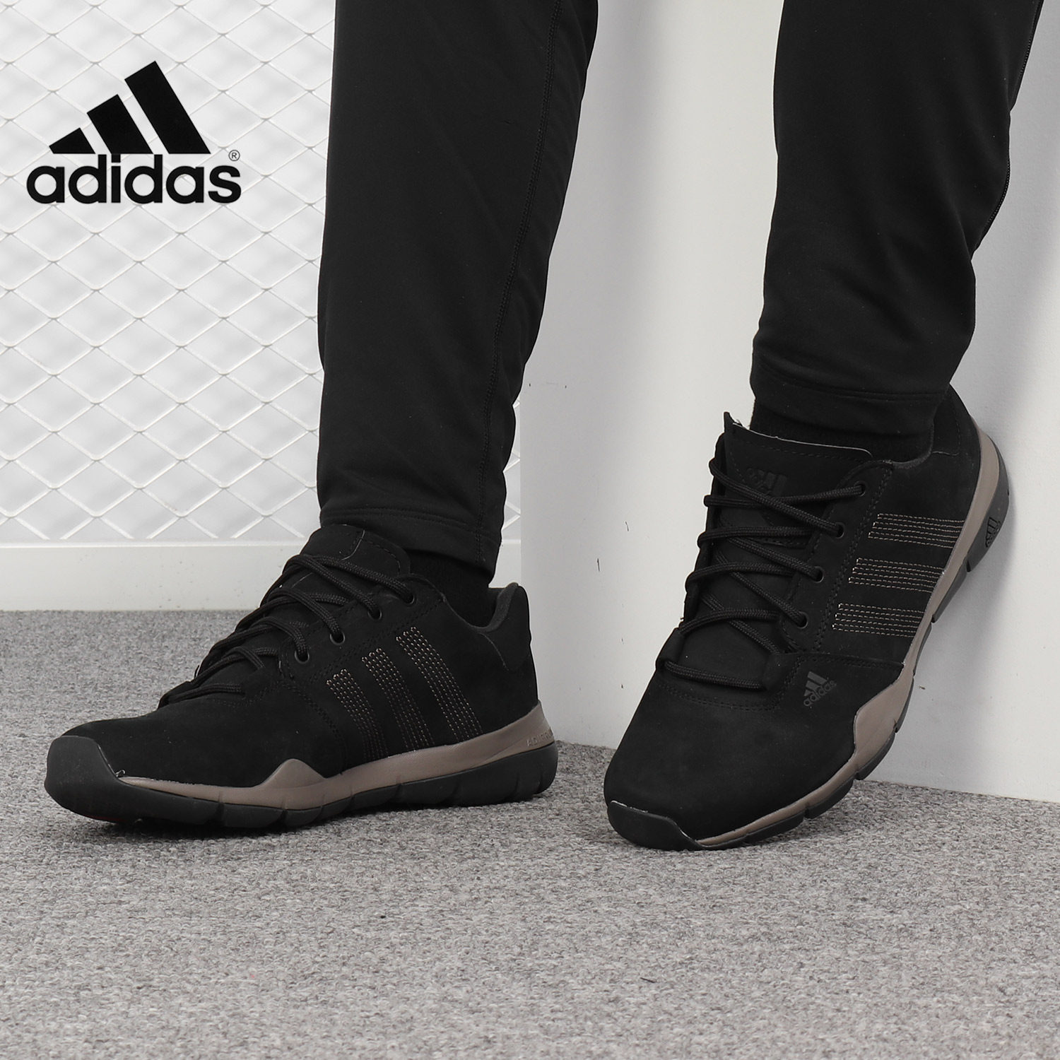 Adidas/阿迪达斯官方正品男子越野运动耐磨舒适登山户外鞋 M18556
