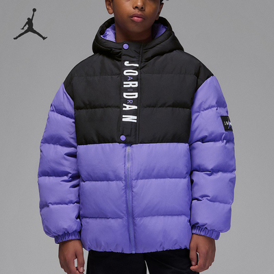 Nike/耐克正品2025冬季JORDAN大童拉链时尚羽绒服IR0945-527