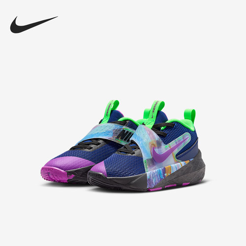 Nike/耐克正品Team Hustle D 12小童透气减震篮球鞋HV2290-400