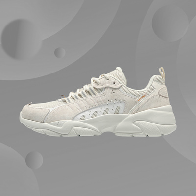 李宁正品新款追月男子经典时尚耐磨低帮休闲运动鞋AGLQ235