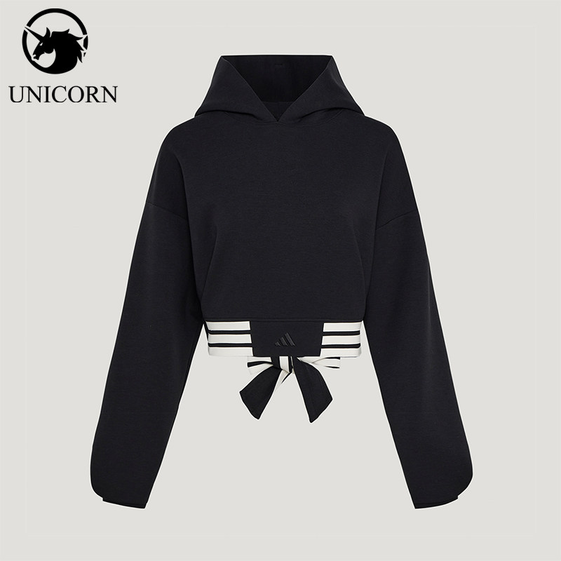 Adidas/阿迪达斯正品三叶草女士日常短款时尚休闲宽松卫衣KX4642