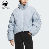Adidas DOWN女士保暖简约宽松羽绒服KC2612 COM 阿迪达斯正品 BOW